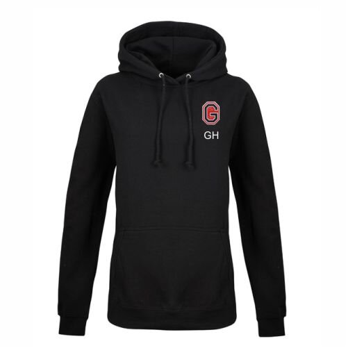 Hoodie (Damen) schwarz 2XL