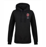 Hoodie (Damen) schwarz 2XL