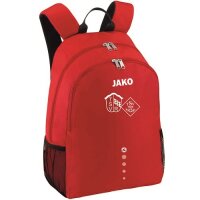 Rucksack inkl. Stick Vereinslogo/Initialen rot
