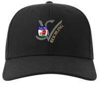 Snapback-Cap (gebogen) schwarz