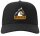 Snapback-Cap (gebogen) schwarz Stick