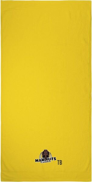 Duschtuch 70x140cm gelb