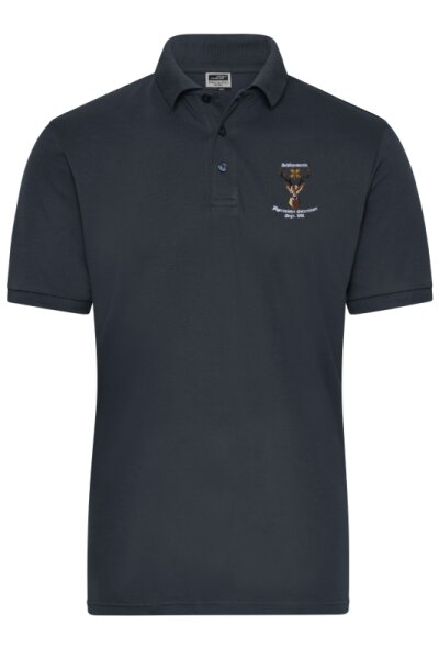 Poloshirt Herren carbon XL ohne Rückendruck