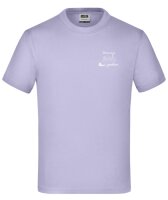 Baumwollshirt S flieder