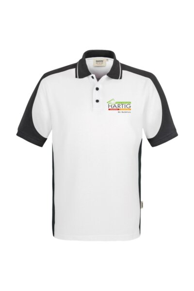 Herren-Poloshirt zweifarbig