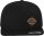 Snapback-Cap schwarz Skyline/1863 Holz seitlich klein