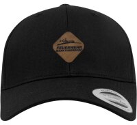 Full-Cap schwarz Youth Skyline Holz mittig groß