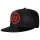 Warrior Xploded Cap schwarz/rot