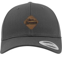 Full-Cap dunkelgrau L/XL Skyline Holz mittig groß