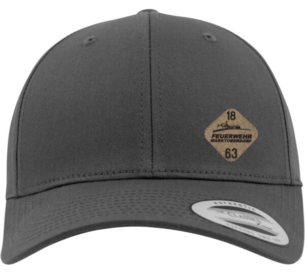 Trucker-Cap dunkelgrau Skyline/1863 Kork seitlich klein