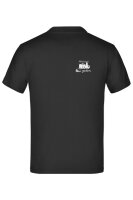 Baumwollshirt M schwarz