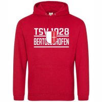 Freizeit-Hoodie rot M