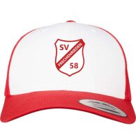 Trucker-Cap rot/weiss Erwachsene