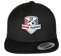 Snapback-Cap gerade black gebogen