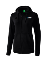 Kapuzensweatjacke (Damen) schwarz 38