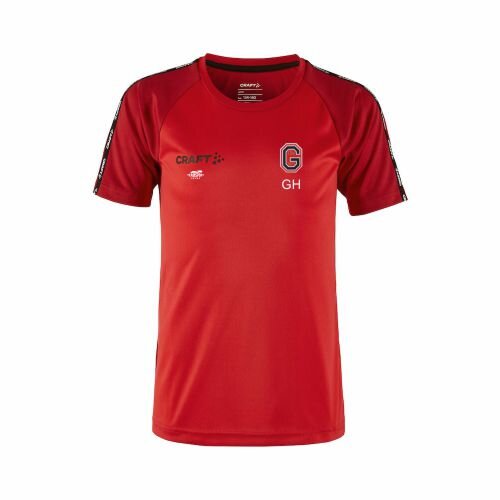 Aufwärmshirt (Kinder) rot 122/128